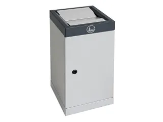 afvalbak,niet-brandbaar,30l,HxBxD 600x300x300mm,binnenbak staal - 1