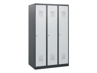 schoollocker,HxBxD 1530x900x500mm,3vak,vak B 300mm,cil.-slot - 2