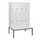 Dubbeldekse dekenkist,HxBxD 1950x1200x815mm,4x2vak.,vak B 300mm