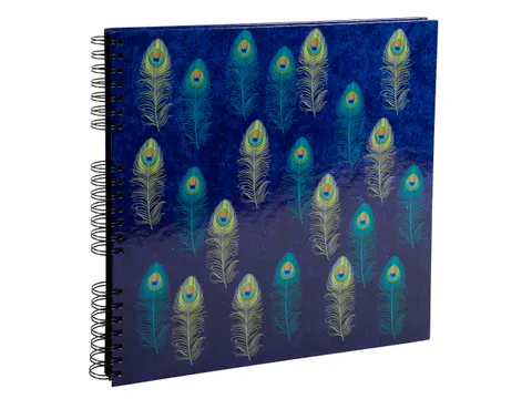 Fotoalb spir 60p zwt 32x32 PAON donkerbl