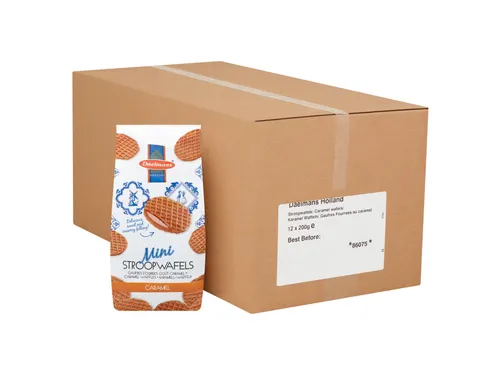 Stroopwafel Daelmans mini blokzak 200 gram