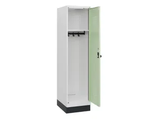 schoollocker,HxBxD 1630x400x500mm,1vak,vak B 400mm,draaigrendel,sokkel - 1