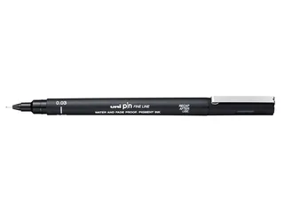 Fineliner Uni-ball Pin 0.03mm zwart - 1