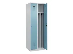 locker voor scheiding van kleding,HxBxD 1850x600x500mm,2vak