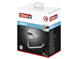 Toiletrolhouder tesa Smooz hoogglans verchroomd metaal zelfklevend - 4
