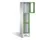 lockerkast 1850x420x500mm 1x3 vakken Cilinderslot Poten, RAL6011