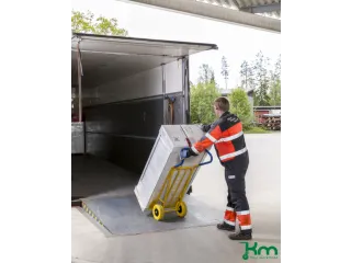 steekwagen,draagverm. 250kg,PU-banden,steekplaat BxD 360x480mm - 2