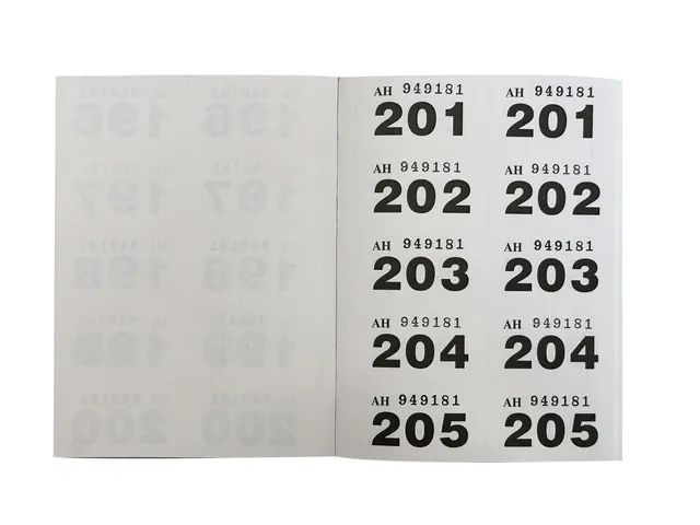 Bloc de numéros Pukka 1-500