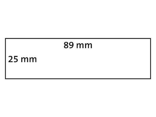 Etiket Dymo LabelWriter industrieel 25x89mm 2 rollen á 350 stuks wit
