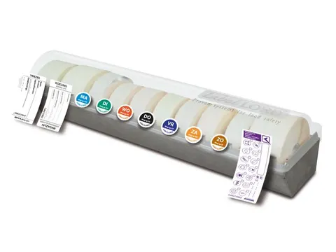 Voedseletikketen Dispenser inclusief 7 dagen vulling Aqualabel