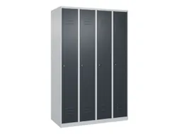 locker voor scheiding van kleding,HxBxD 1850x1200x500mm,4vak