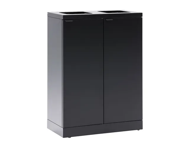 Bica 867 Afvalscheidingsunit 2x65 Liter Zwart