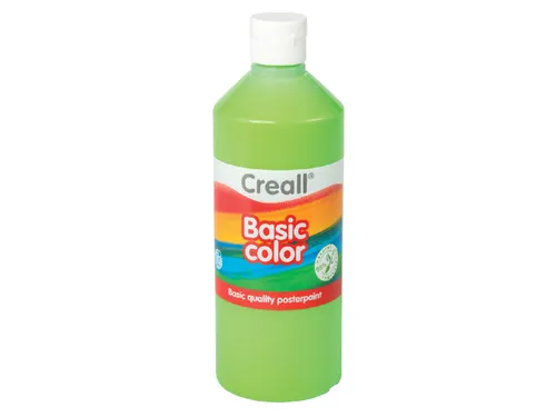 Plakkaatverf Creall basic lichtgroen 500ml