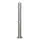 Afzetpaal Rvs Ø76mm Met Bodemplaat Schuifmontage