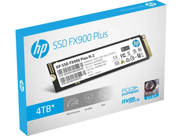 Hp Ssd Fx900 Plus 4Tb M.2 Nvme