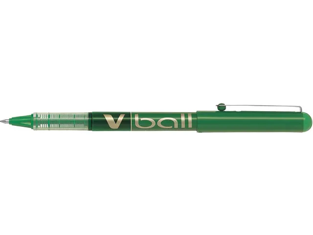 Rollerpen Pilot V-Ball 07 Medium punt Groen