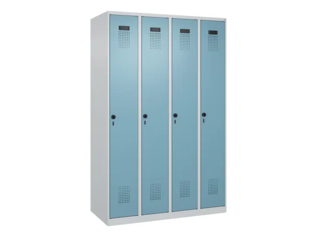 locker voor scheiding van kleding,HxBxD 1850x1200x500mm,4vak