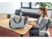 Bureau Tas Hybride werken Classic M lichtgrijs M 360x280x150mm
