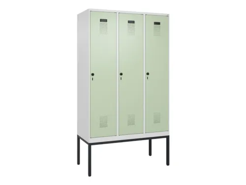 locker voor scheiding van kleding,HxBxD 2120x1200x500mm,3vak