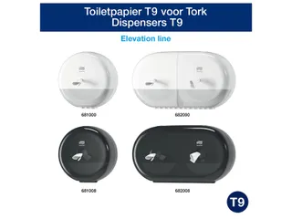Toiletpapier Tork SmartOne Mini T9 advanced 2-laags 620 vel wit 472193 - 8