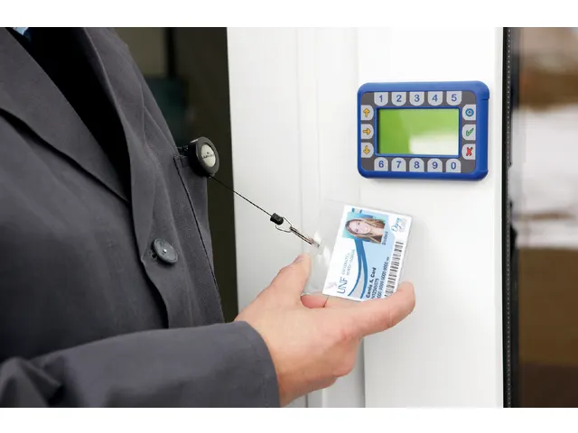 Afrolmechanisme Durable 8222 met sleutelring 80cm antraciet