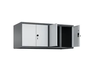 opzetkast,v. locker,4vak.,vak B 300mm,HxBxD 500x1200x500mm,vleugeldeur - 2