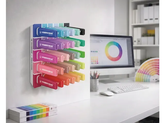 Markeerstift STABILO BOSS Pantone 30st assorti