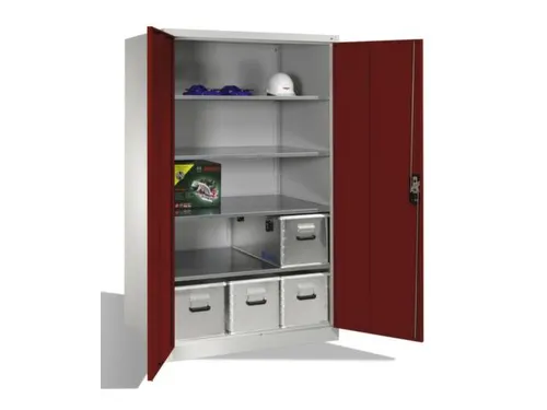 universele kast,HxBxD 1950x1200x800mm,romp RAL7035,front RAL3003