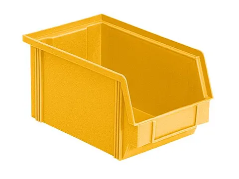 Zichtbak Hxbxd 122x140x230/200mm Pe Geel
