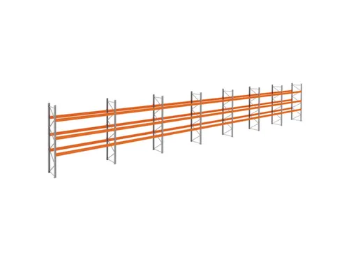 palletstelling,basis+6xaanbouw,HxBxD 3990x26000x1100mm,vakl. 3400kg