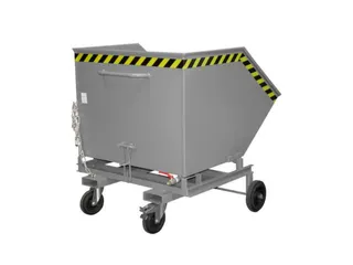 Kiepwagen voor spaanders,HxLxB 1290x1420x1340mm,1m³,draagverm. 300kg - 1