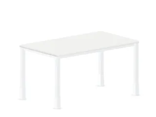 In hoogte verstelbaar bureau,HxBxD 720-840x1400x800mm,Bl-wit - 2