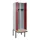 locker met bank,voor scheiding van kleding,HxBxD 2120x600x815mm,2vak