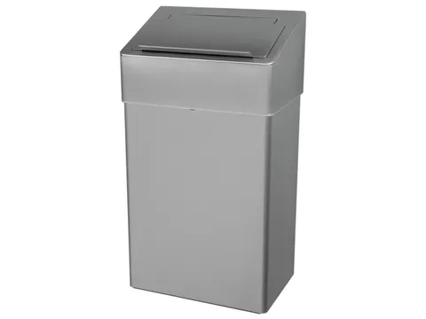 Hygiënebak 18 Liter RVS met anti-fingerprint coating
