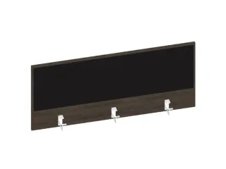 baliepaneel bureau aanbouw achter NV bruin hickory BN8033-zwart 1200mm - 1