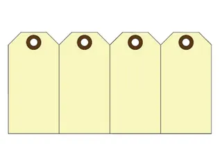 Label karton nr 1 200gr 35x70mm chamois 1000 stuks - 3