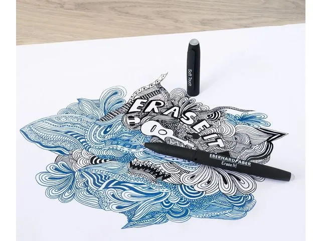 Rollerball Eberhard Faber erase it black