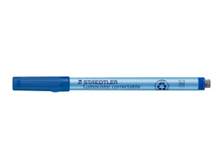 Viltstift Staedtler Lumocolor 305 non permanent correctable M blauw - 2