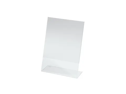 Tafelstandaard Sigel glashelder A5 schuin