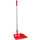 Vikan 56624 Hygiene Stofblik Met Steel 75cm Rood