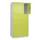 lockerkast,HxBxD 1850x900x500mm,3x3vakken,vak B 300mm,cil.-slot