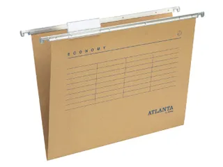 Hangmap Djois Economy recycled A4 V-bodem bruin - 1