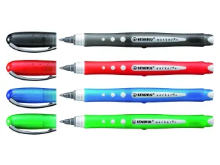 Rollerpen Stabilo Worker Colorful 2019/46 zwart 0.5mm - 4