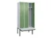 locker voor scheiding van kleding,HxBxD 2120x900x815mm,3vak