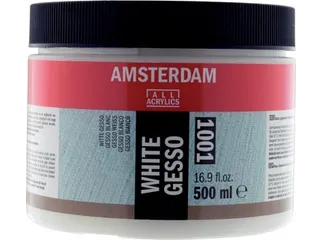 Witte Gesso, Fles Van 500 Ml - 1