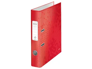 Ordner Leitz WOW 180 gelamineerd 50mm A4 rood - 4