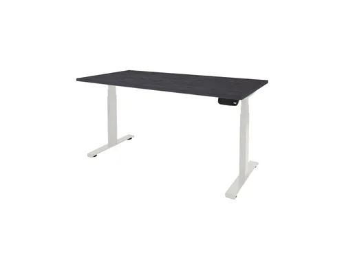 Dextro Plus Zit-sta Bureau Elektrisch 120x80 houtprint schaduw wit