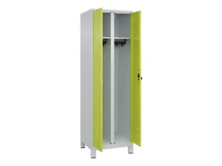 locker voor scheiding van kleding,HxBxD 1950x600x500mm,2vak - 2