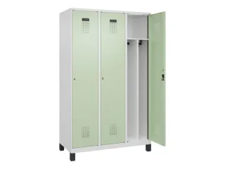 locker voor scheiding van kleding,HxBxD 1950x1200x500mm,3vak - 1