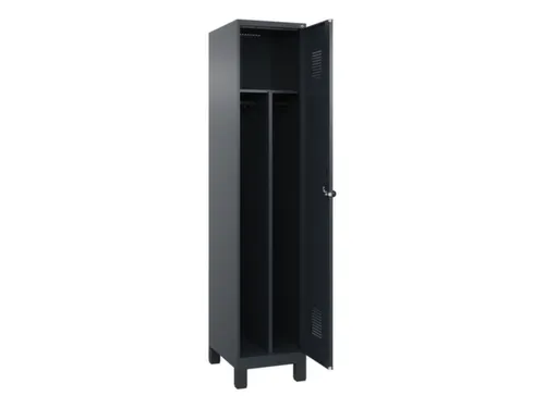 locker voor scheiding van kleding,HxBxD 1950x400x500mm,1vak